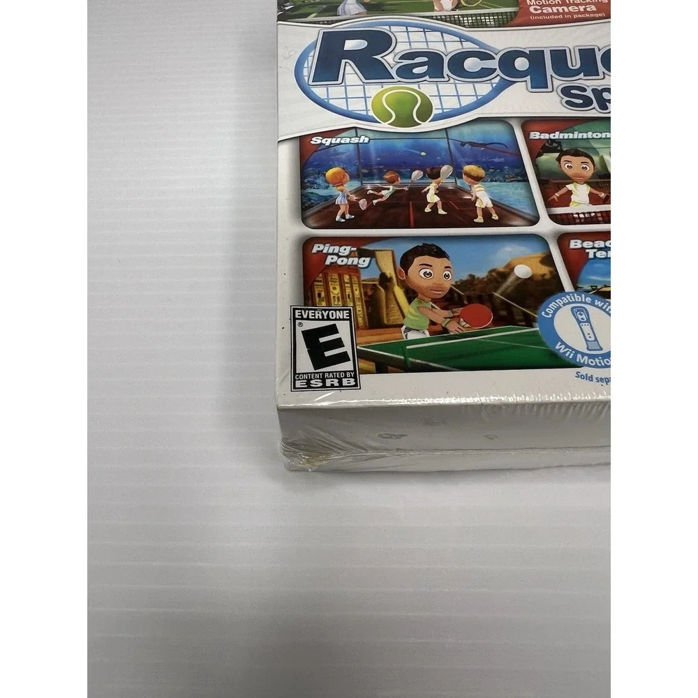 Racquet Sports with Camera Nintendo Wii Brand New Factory Sealed